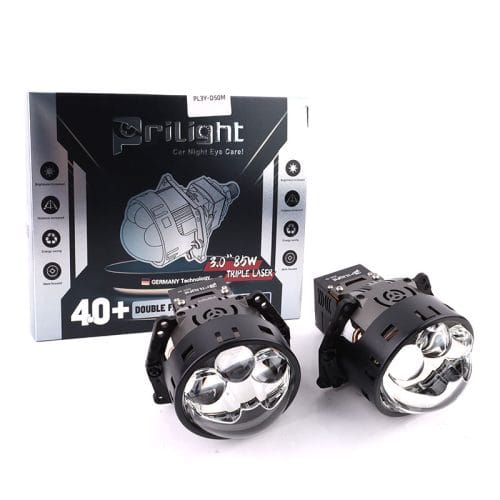 Prilight PL3Y-D50M 6500K 3 Inch 85W Lente de proyector biled láser dual
