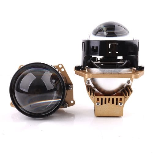 Prilight PL3-TRI40 Lente de proyector enrollable de 3,0 pulgadas, 95 W, 10 000 lm, faro LED para coche