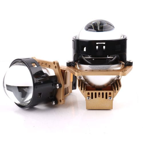 Prilight PL3-TRI40 Lente de proyector enrollable de 3,0 pulgadas, 95 W, 10 000 lm, faro LED para coche