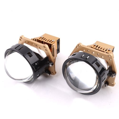 Prilight PL3-TRI40 Lente de proyector enrollable de 3,0 pulgadas, 95 W, 10 000 lm, faro LED para coche