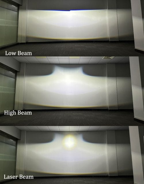 Prilight PL3Y-90P 95W Lente de proyector láser doble de 3,0 pulgadas para faros delanteros LED de coche