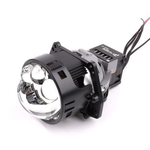 Prilight PL3Y-90M Lente de proyector láser triple de 3,0 pulgadas para faros delanteros LED de coche