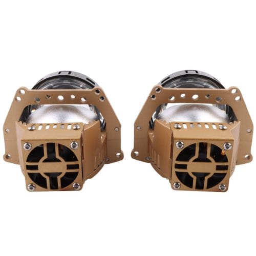 Prilight PL3-TRI40 Lente de proyector enrollable de 3,0 pulgadas, 95 W, 10 000 lm, faro LED para coche