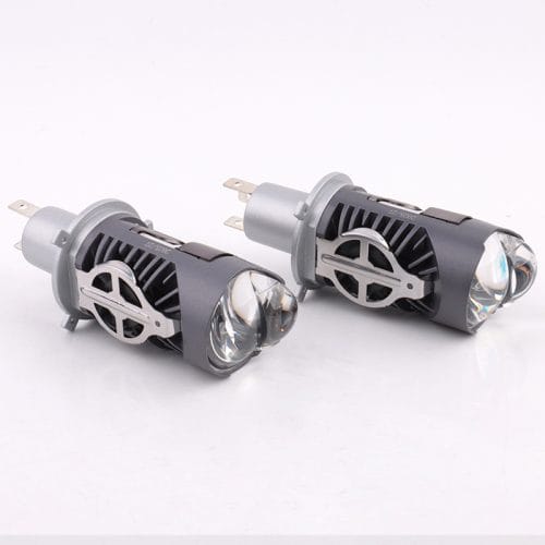 Prilight P17S Miniproyector de doble lente láser, 120 W, 14 000 lm, LED, para faros delanteros