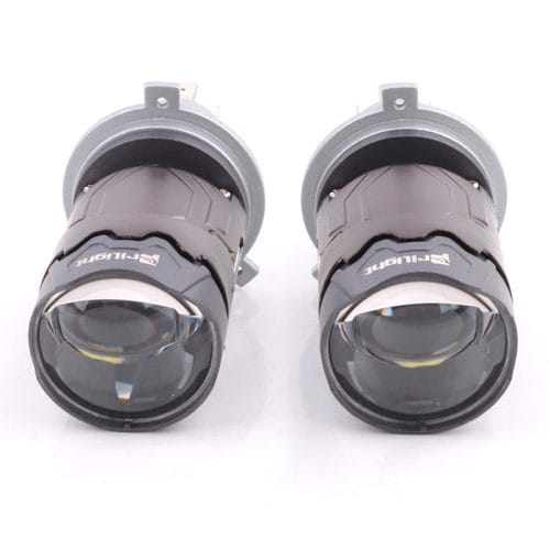 Prilight P17S Miniproyector de doble lente láser, 120 W, 14 000 lm, LED, para faros delanteros