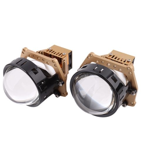 Prilight PL3-TRI40 Lente de proyector enrollable de 3,0 pulgadas, 95 W, 10 000 lm, faro LED para coche