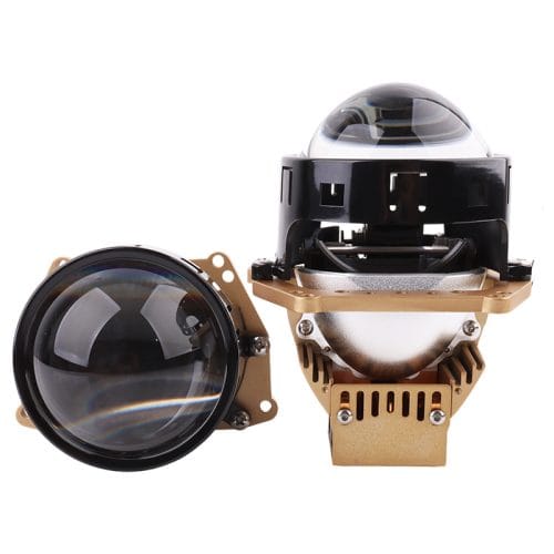 Prilight PL3-TRI40 Lente de proyector enrollable de 3,0 pulgadas, 95 W, 10 000 lm, faro LED para coche