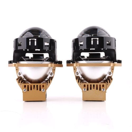 Prilight PL3-TRI40 Lente de proyector enrollable de 3,0 pulgadas, 95 W, 10 000 lm, faro LED para coche