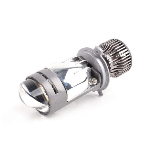 Prilight P14 Mini proyector de 140 W con bombilla LED para faros delanteros de coche