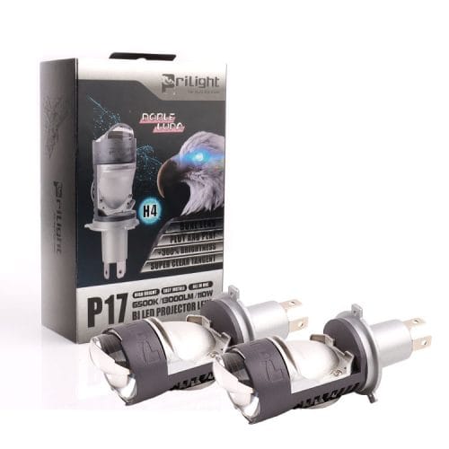 Prilight P17 Mini lente de proyector plegable 110W 13000LM Bombilla LED para faros delanteros de coche