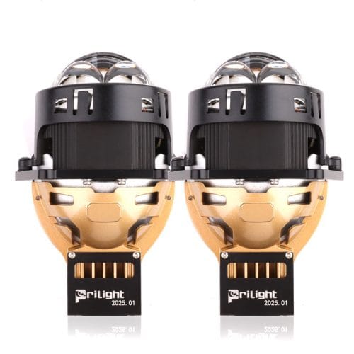 Prilight PL3Y-90P 95W Lente de proyector láser doble de 3,0 pulgadas para faros delanteros LED de coche