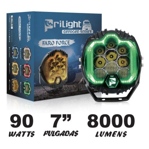 Prilight 7 Inch 90W 8000LM RDL Auto llevó luz off-road