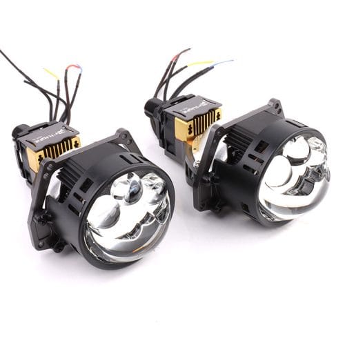 Prilight PL3W-60M 3 Inch50W/60W/95W Lente de proyector de doble bilis láser sin pérdida