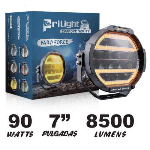 Prilight 7 Inch 90W 8500LM DRL El coche llevó todo terreno