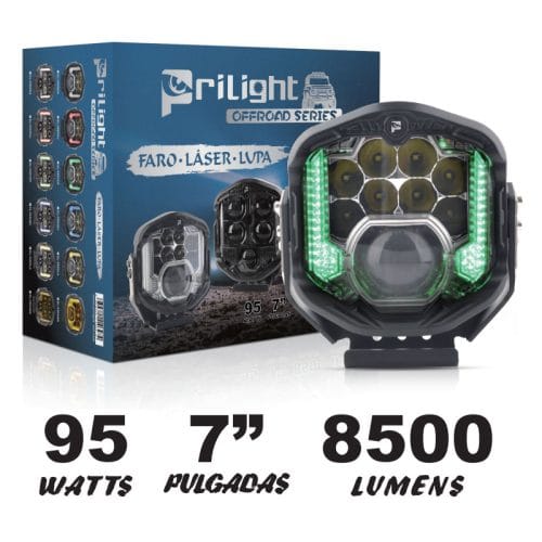 Prilight 7 Inch 95W 8500LM DRL Luz led offroad