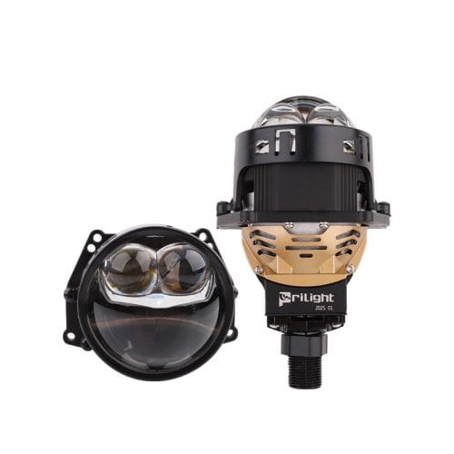 Prilight PL3W-50P Faro LED para coche con lente de proyector de 3 pulgadas y 85 W, doble láser sin pérdida