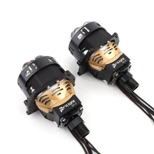 Prilight PL3W-50P Faro LED para coche con lente de proyector de 3 pulgadas y 85 W, doble láser sin pérdida