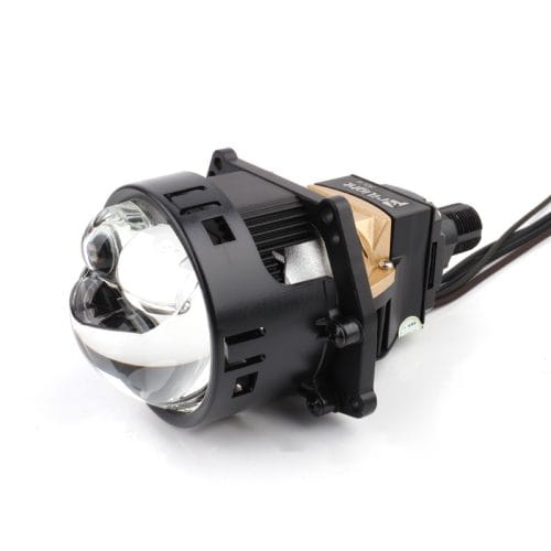 Prilight PL3W-50P Faro LED para coche con lente de proyector de 3 pulgadas y 85 W, doble láser sin pérdida