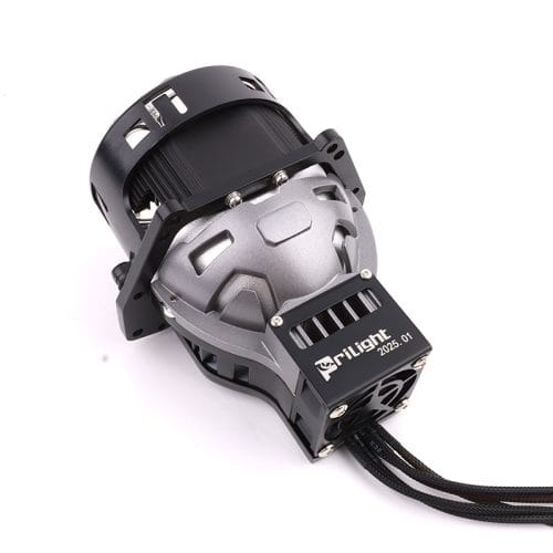 Prilight PL3Y-90M Lente de proyector láser triple de 3,0 pulgadas para faros delanteros LED de coche