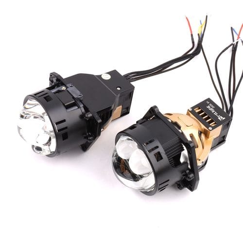 Prilight PL3Y-90P 95W Lente de proyector láser doble de 3,0 pulgadas para faros delanteros LED de coche