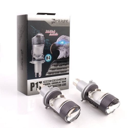 Prilight P17 Mini lente de proyector plegable 110W 13000LM Bombilla LED para faros delanteros de coche