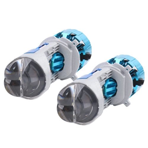 Prilight P18 Mini lente de proyector plegable 170W 18000LM Mini lente de proyector enrollable Bombilla LED para faros delanteros de coche