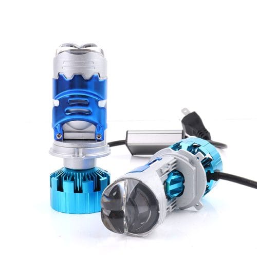 Prilight P18 Mini lente de proyector plegable 170W 18000LM Mini lente de proyector enrollable Bombilla LED para faros delanteros de coche