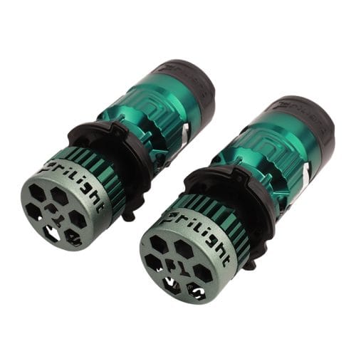 Bombilla LED Prilight P19S 180 W, faro LED H4, 19 000 lm, mini lente para proyector Biled Plug and Play.