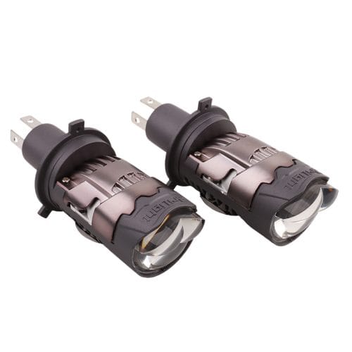 Bombilla LED Prilight P17 Max 140 W, faro LED H4, 16 000 lm, lente de proyector mini Biled