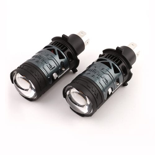 Bombilla LED Prilight P17 Ultra 140 W, faro LED H4, 16 000 lm, lente de proyector mini Biled