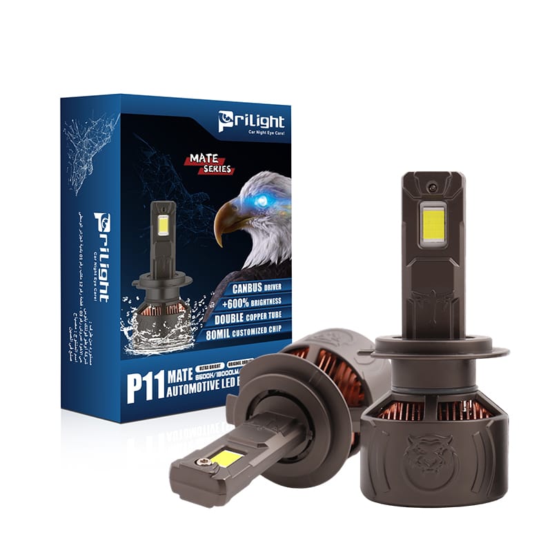 Bombilla LED Prilight P11 Mate 150W Faro LED H7 18000LM Accesorios para automóviles superbrillantes Faros LED