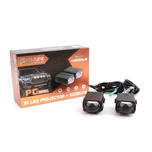 Luz láser para parrilla de coche Car Matrix 3000K 6000K 22WLuz auxiliar externa para coche Mini luces para la parrilla del coche