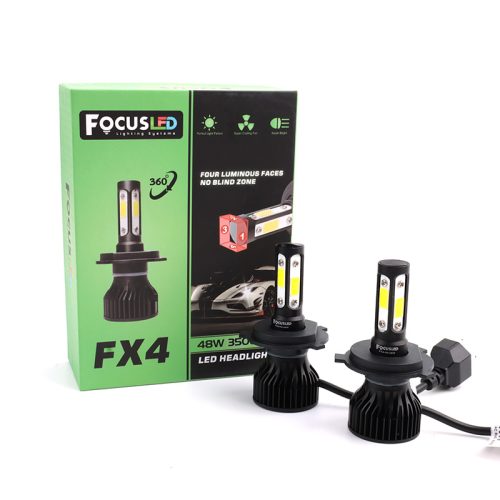 1 Faro LED FOCUS FX4 H4 48 W 35000 lúmenes para coche.