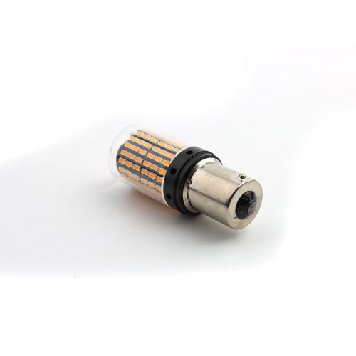 Bombilla BA15S LED 1156 Ámbar para Señalización y Luz de Giro, Reemplazo Universal 12V