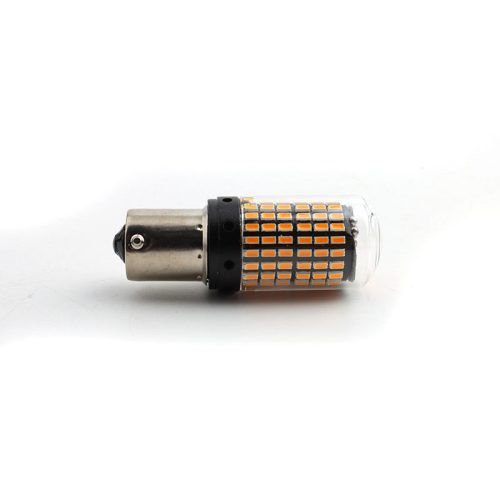 Bombilla BA15S LED 1156 Ámbar para Señalización y Luz de Giro, Reemplazo Universal 12V