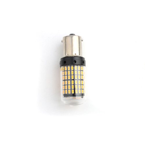 Bombilla BA15S LED 1156 Ámbar para Señalización y Luz de Giro, Reemplazo Universal 12V