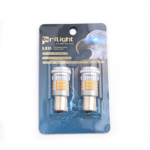 LED1204-1156AMB Bombilla LED 1156 BA15S Amarilla 3000K para Intermitente y Luz de Señal 12V