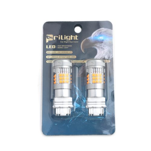 LED1204-3156AMB Bombilla LED 3156 Amarilla para Luz Intermitente y Señal de Giro 12V