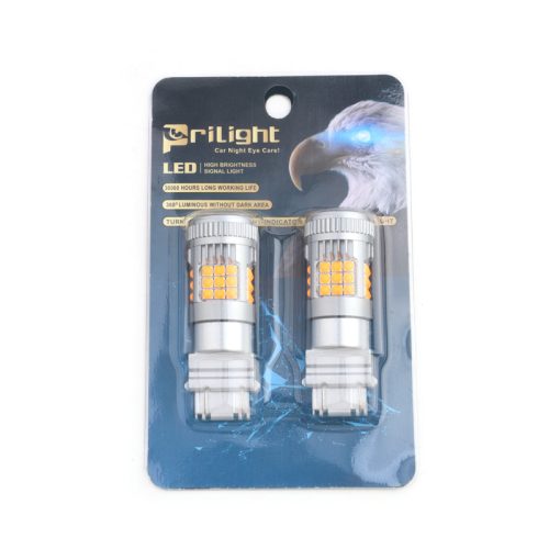 LED1204-3157AMB Bombilla LED 3157 Amarilla para Luz Intermitente y Señal de Giro 12V