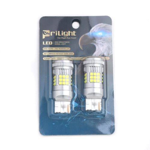 LED1204-7440BLA Bombilla LED 7440 Blanca 6000K para Luz de Reversa y Luz Diurna 12V