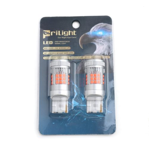 LED1204-7440ROJ Bombilla LED 7440 Roja para Luz de Freno y Luz Trasera 12V
