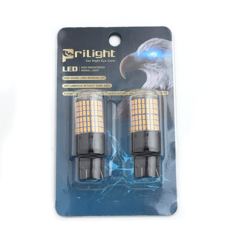 Accesorio LED 7443 Ámbar para Luces Direccionales, Iluminación Automotriz de Alto Desempeño 12V